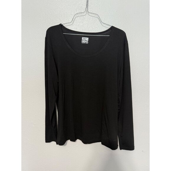 32 Degree Heat L/S Basic Shirt Black Base Layer Womans XL - Picture 1 of 4